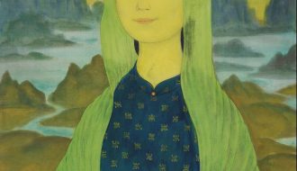 Bức tranh “Quý cô thắt khăn” của họa sĩ Lê Phổ có giá 1,1 triệu USD