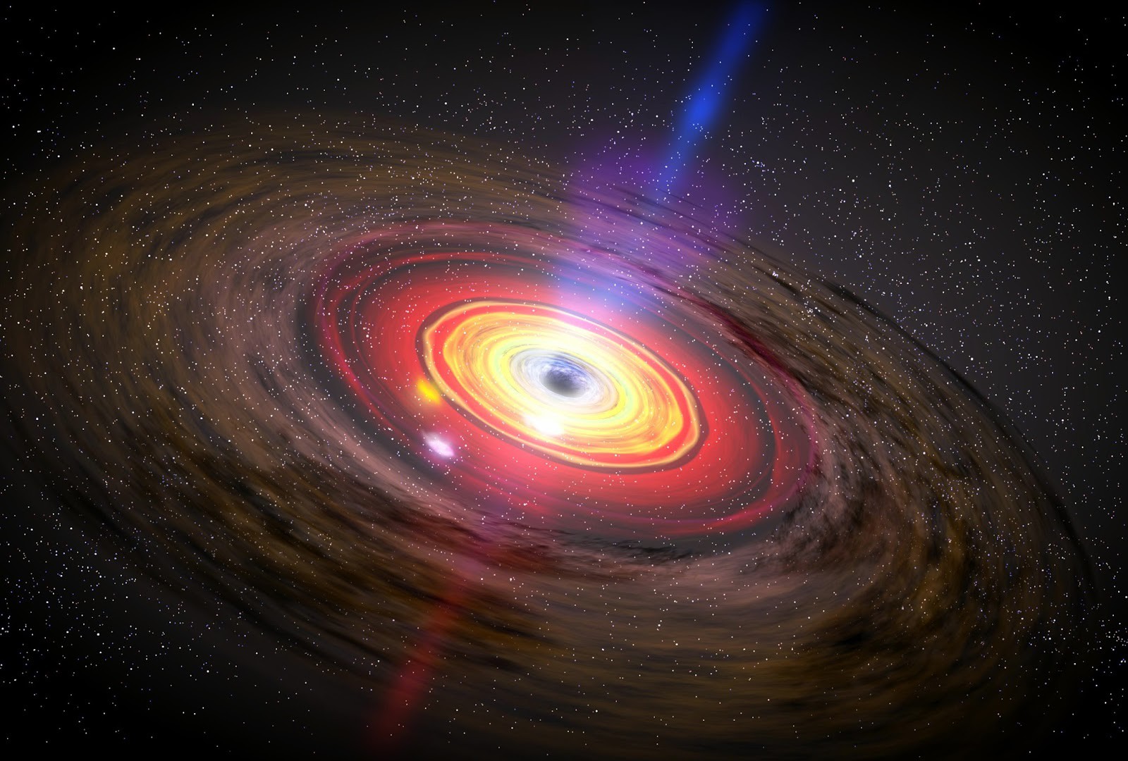 Chụp được hình ảnh một hố đen đang nuốt chửng một ngôi sao chết