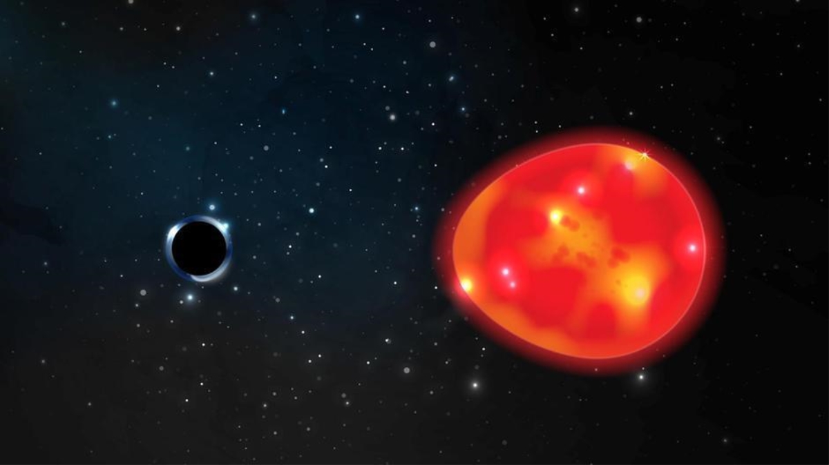 Phát hiện một hố đen nuốt chửng ngôi sao chết