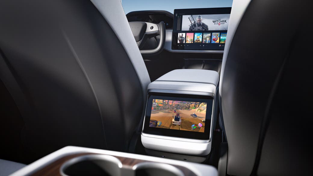 Tesla Model S xe điện thế hệ mới - Tự lái tích hợp khả năng chơi game